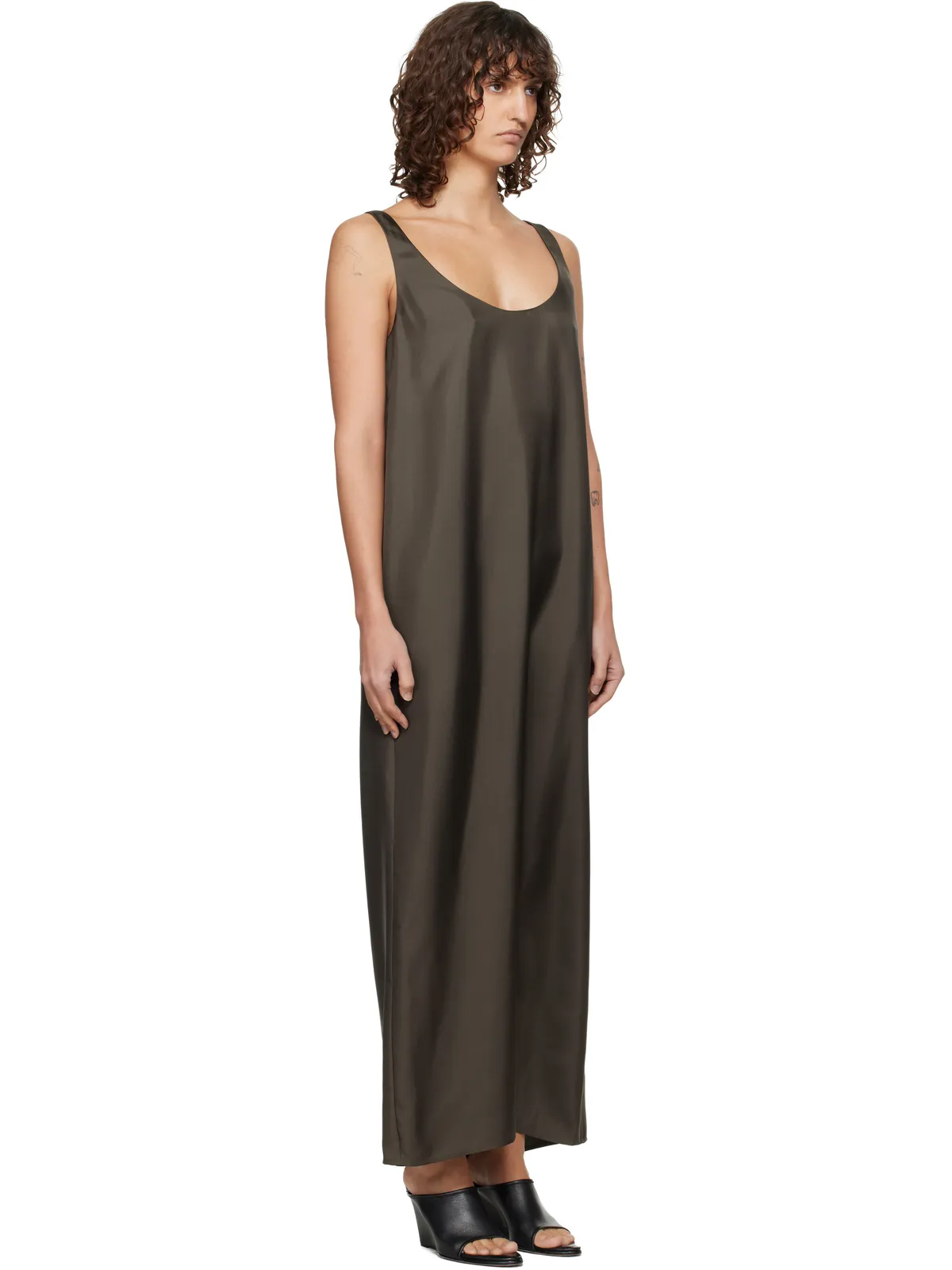 Rohe Silk Scoop-Neck マキシワンピース - 画像2