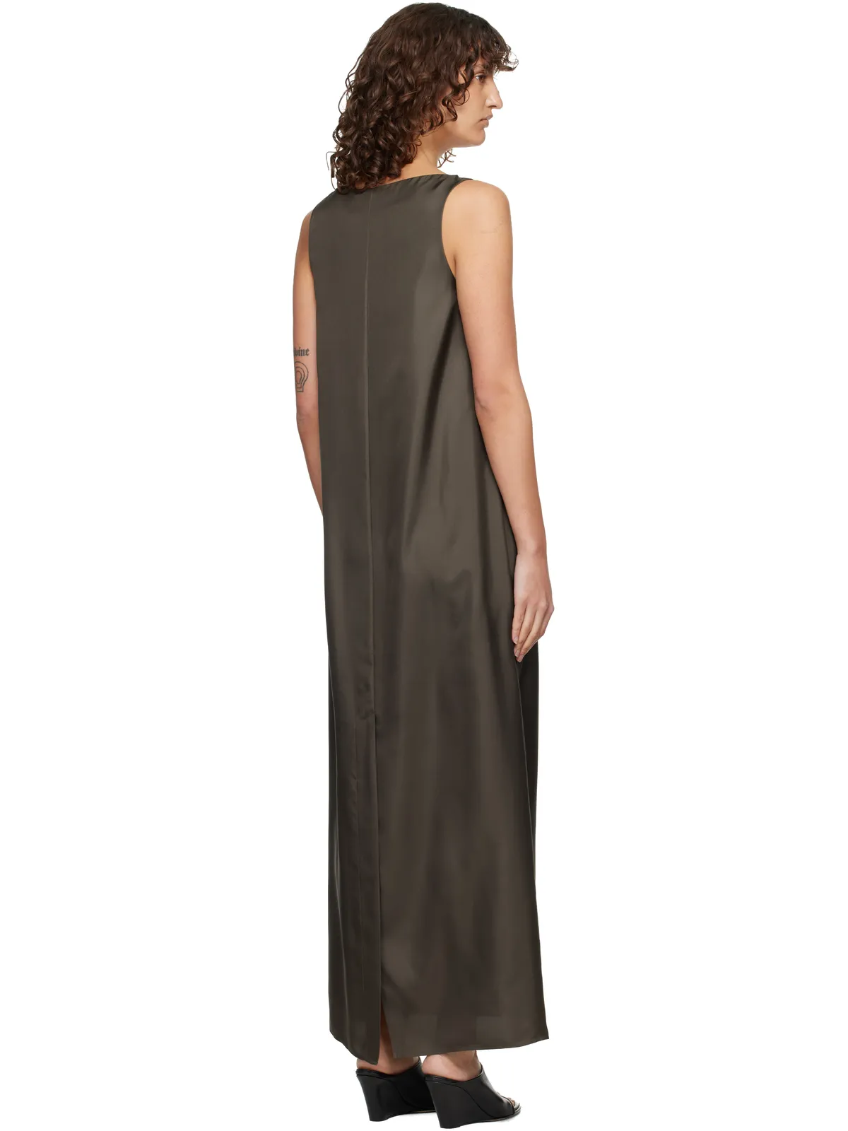 Rohe Silk Scoop-Neck マキシワンピース - 画像3