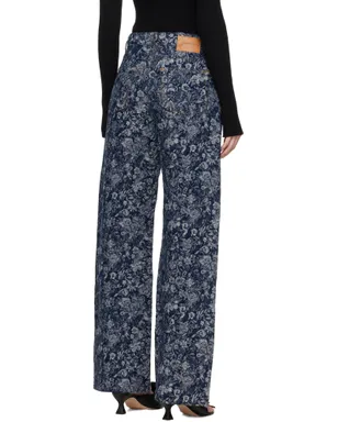 Ganni Tapestry Izey ストレート ジーンズ - サムネイル3