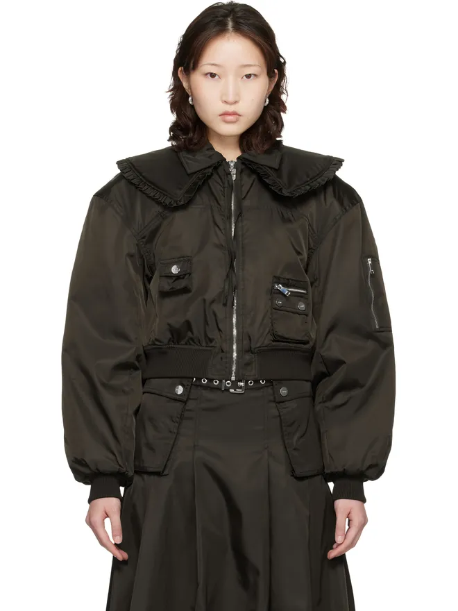 Ganni Ganni Duchesse ナイロン ボンバージャケットの商品画像