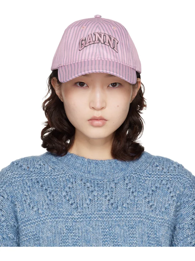 Ganni Ganni プリント ナイロン キャップの商品画像