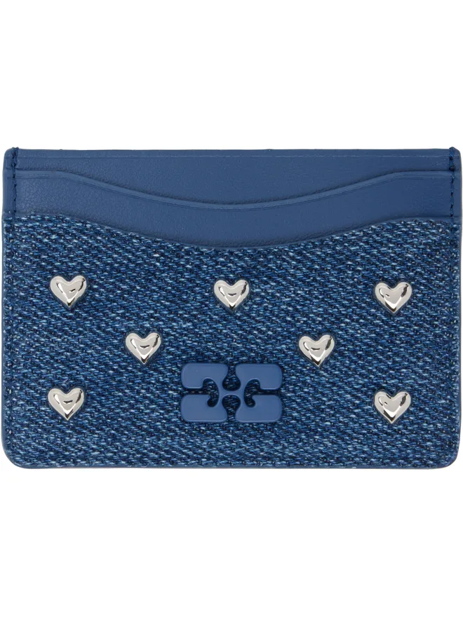 Ganni Ganni Bou Denim カードケースの商品画像