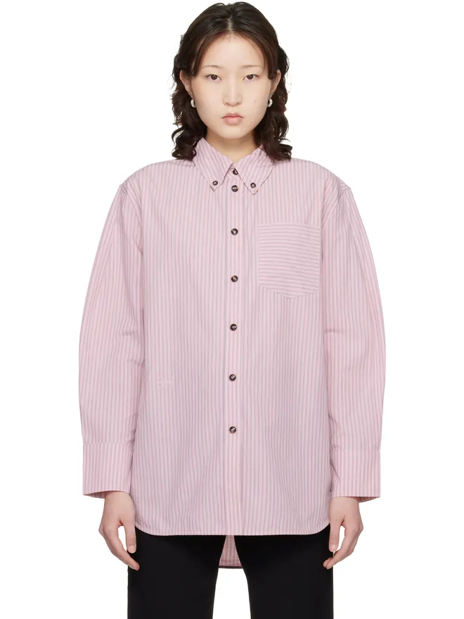 Ganni Ganni ストライプ シャツの商品画像