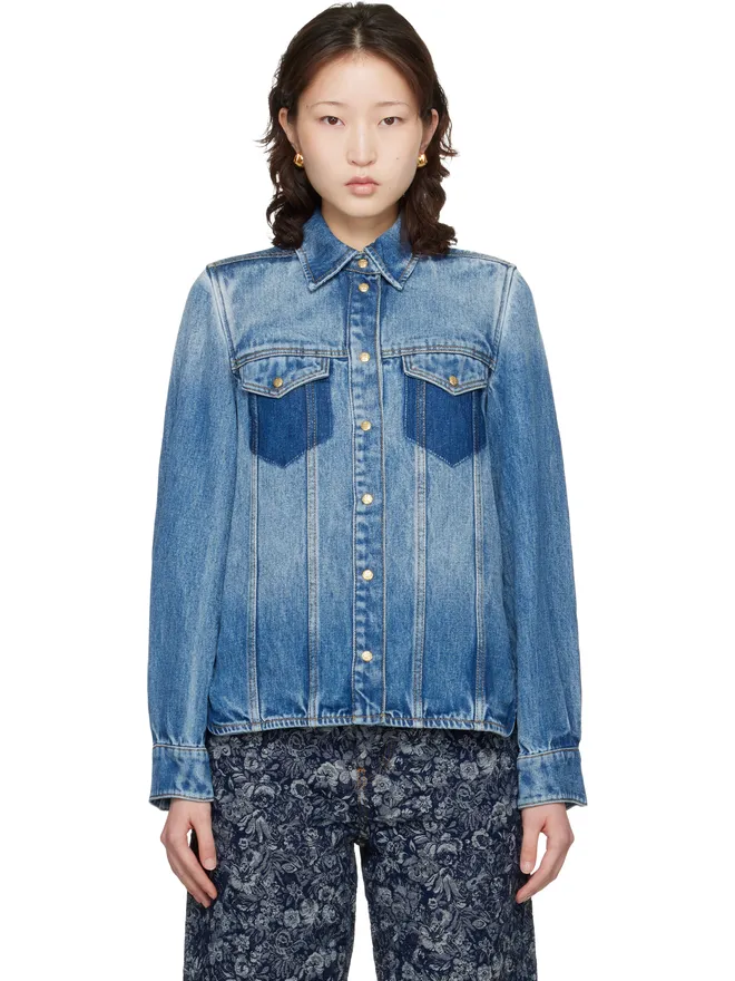 Ganni Ganni Light Weight デニムシャツの商品画像
