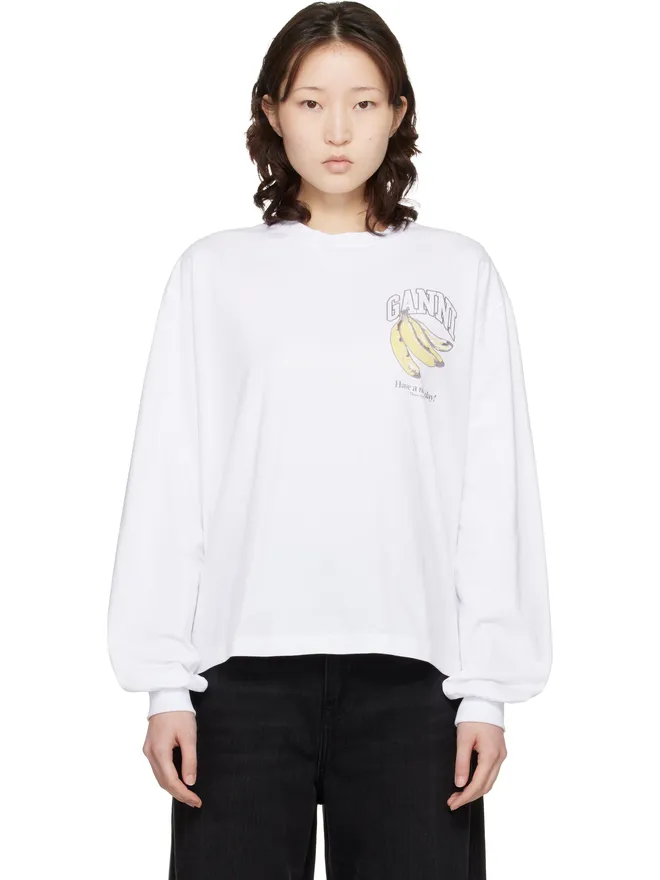 Ganni Ganni Fruit 長袖Tシャツの商品画像