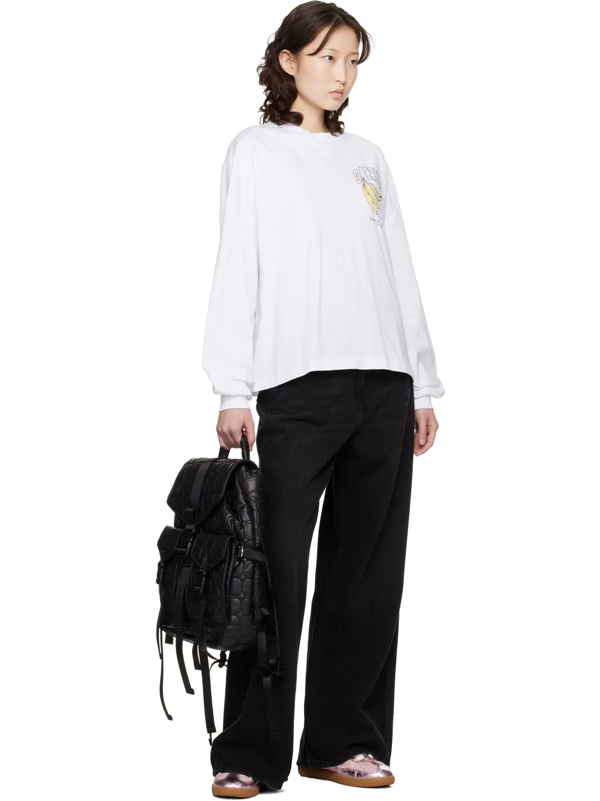 Ganni Fruit 長袖Tシャツ - 画像4