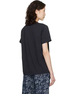 Ganni Basic Bear Comic Teddy コットンジャージ Tシャツ - サムネイル3