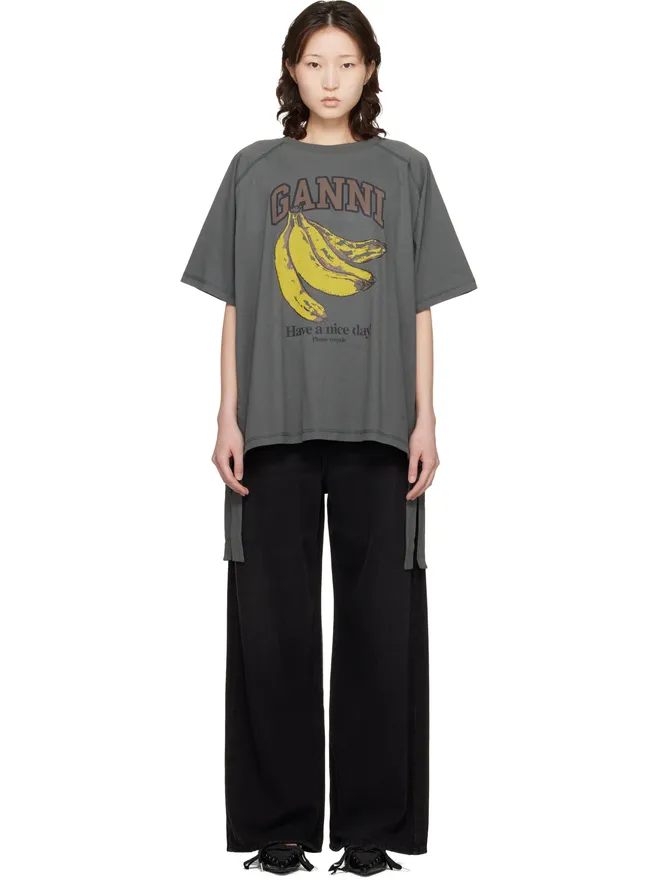 Ganni Ganni Banana Tシャツの商品画像
