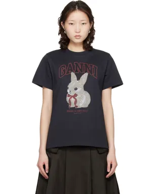 Ganni Bunny Tシャツ - サムネイル1