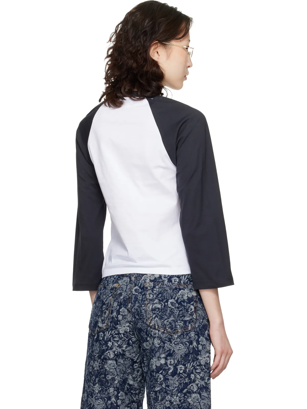 Ganni Basic Jersey Baseball Tシャツ - 画像3