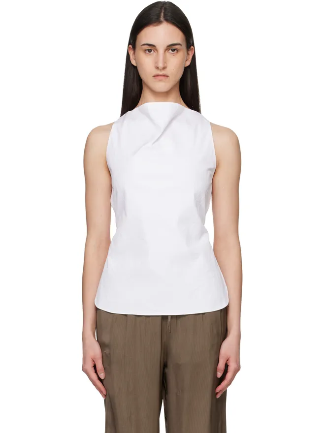 Rohe Rohe オープンバック クラッシュコットン トップスの商品画像