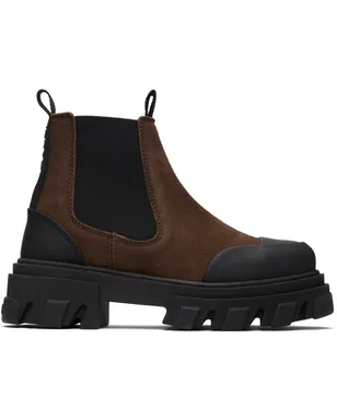 Ganni Cleated Low チェルシーブーツ - サムネイル1