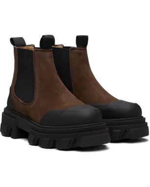 Ganni Cleated Low チェルシーブーツ - サムネイル4