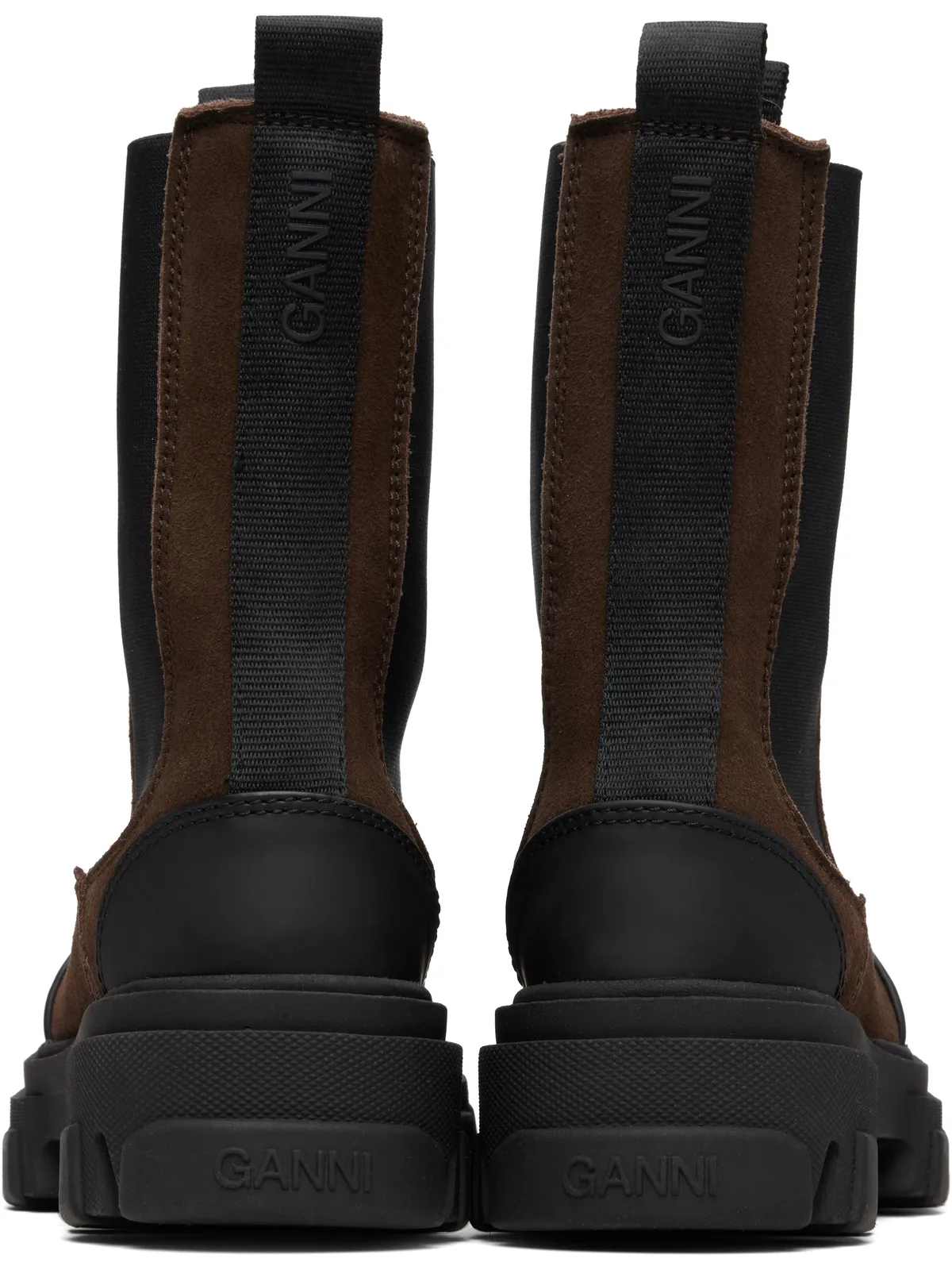 Ganni Cleated Mid チェルシーブーツ - 画像2
