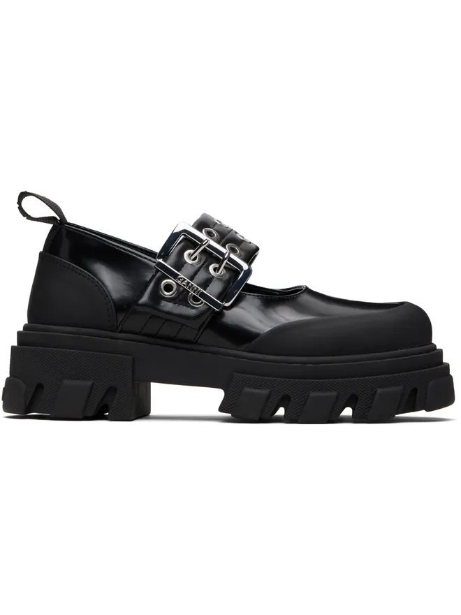 Ganni Ganni Cleated Ballerina Box ローファーの商品画像