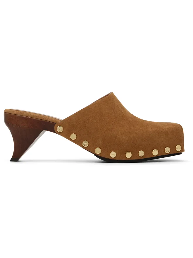 Ganni Ganni ブラウン June Sabot ミュール ヒールの商品画像