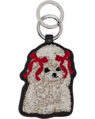 Ganni Joy Dog Bow キーホルダー - サムネイル1
