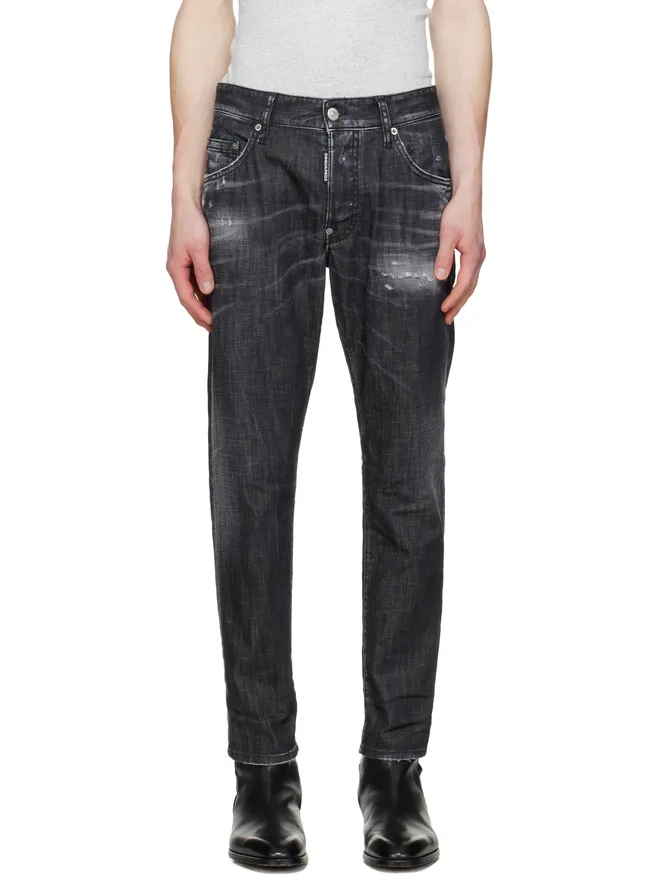 Dsquared2 Dsquared2 ディストレス ストレッチ ジーンズの商品画像