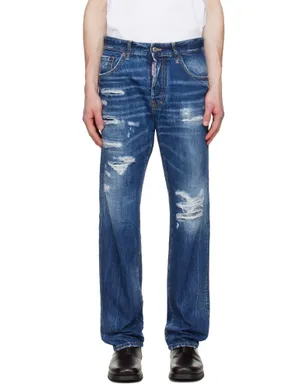 Dsquared2 Medium Ripped Wash 642 ジーンズ - サムネイル1