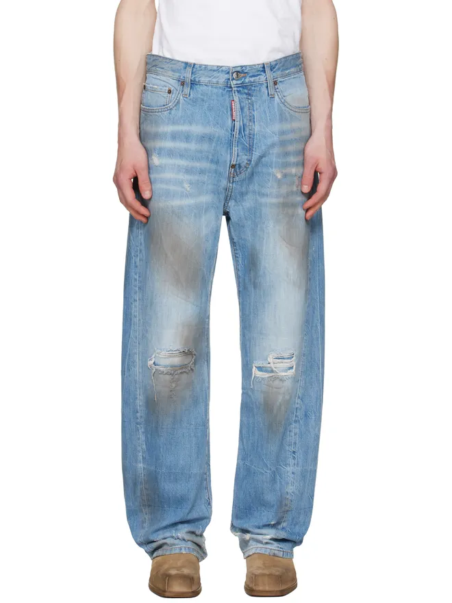 Dsquared2 Dsquared2 Light Dirty Wash ルーズ ツイスト ジーンズの商品画像