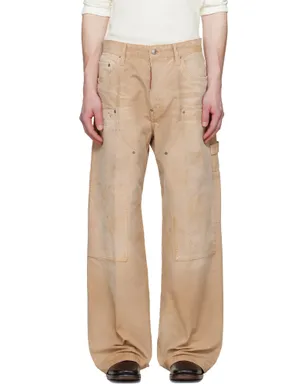 Dsquared2 Garment Dyed バギー カーペンターパンツ - サムネイル1
