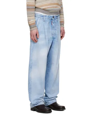 Dsquared2 Light Clean Wash One Pleat ジーンズ - サムネイル2