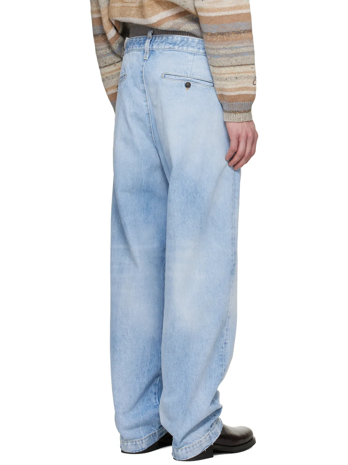 Dsquared2 Light Clean Wash One Pleat ジーンズ - 画像3