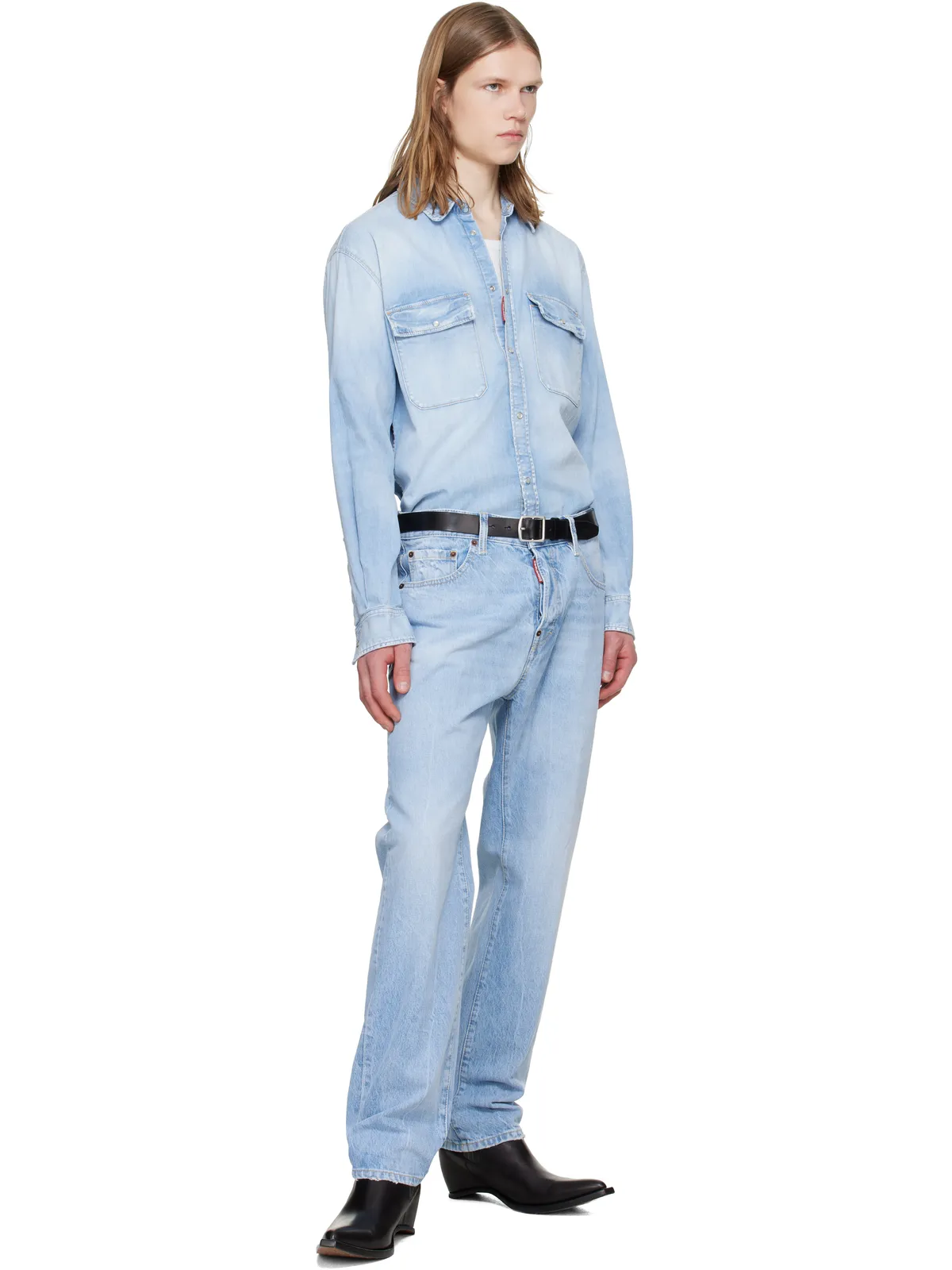 Dsquared2 Light Clean Wash 642 ジーンズ - 画像5