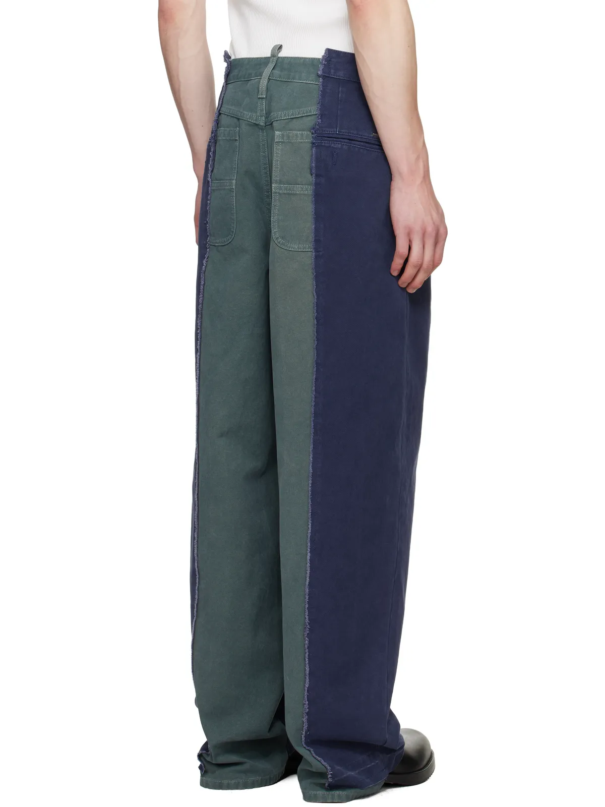 Dsquared2 Re-Worked Colorblock Easy Zoot トラウザーズ - 画像3