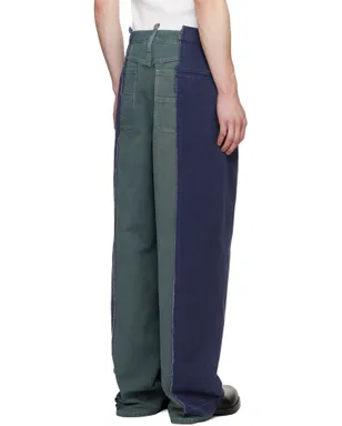 Dsquared2 Re-Worked Colorblock Easy Zoot トラウザーズ - サムネイル3