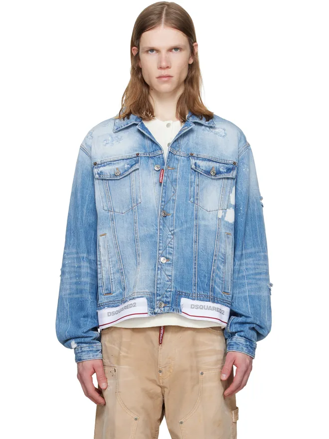 Dsquared2 Dsquared2 Light Cool Kids Wash Over デニムジャケットの商品画像