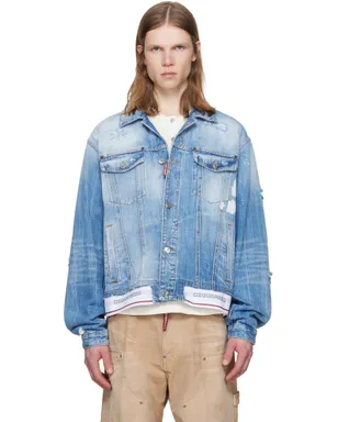 Dsquared2 Light Cool Kids Wash Over デニムジャケット - サムネイル1