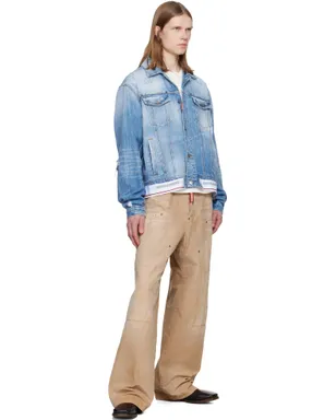 Dsquared2 Light Cool Kids Wash Over デニムジャケット - サムネイル4