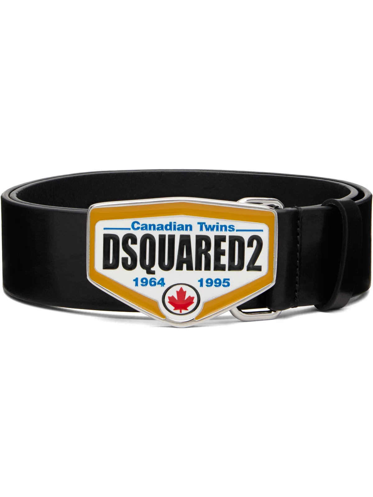 Dsquared2 'Dsquared2' Logo Plaque ベルト - 画像1