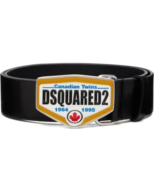 Dsquared2 'Dsquared2' Logo Plaque ベルト - サムネイル1