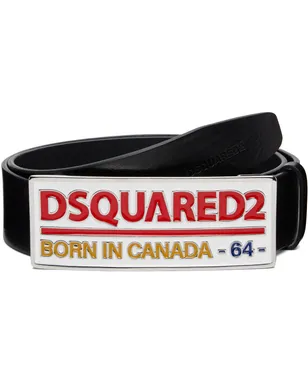 Dsquared2 ロゴプレート ベルト - サムネイル1