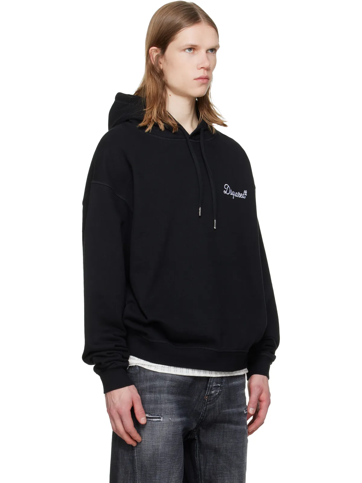 Dsquared2 D2 Signature Relax Fit フーディ - 画像2