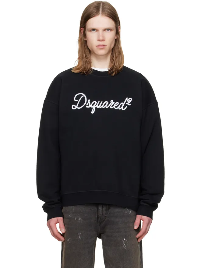 Dsquared2 Dsquared2 D2 Signature リラックスフィット クルーネック スウェットシャツの商品画像