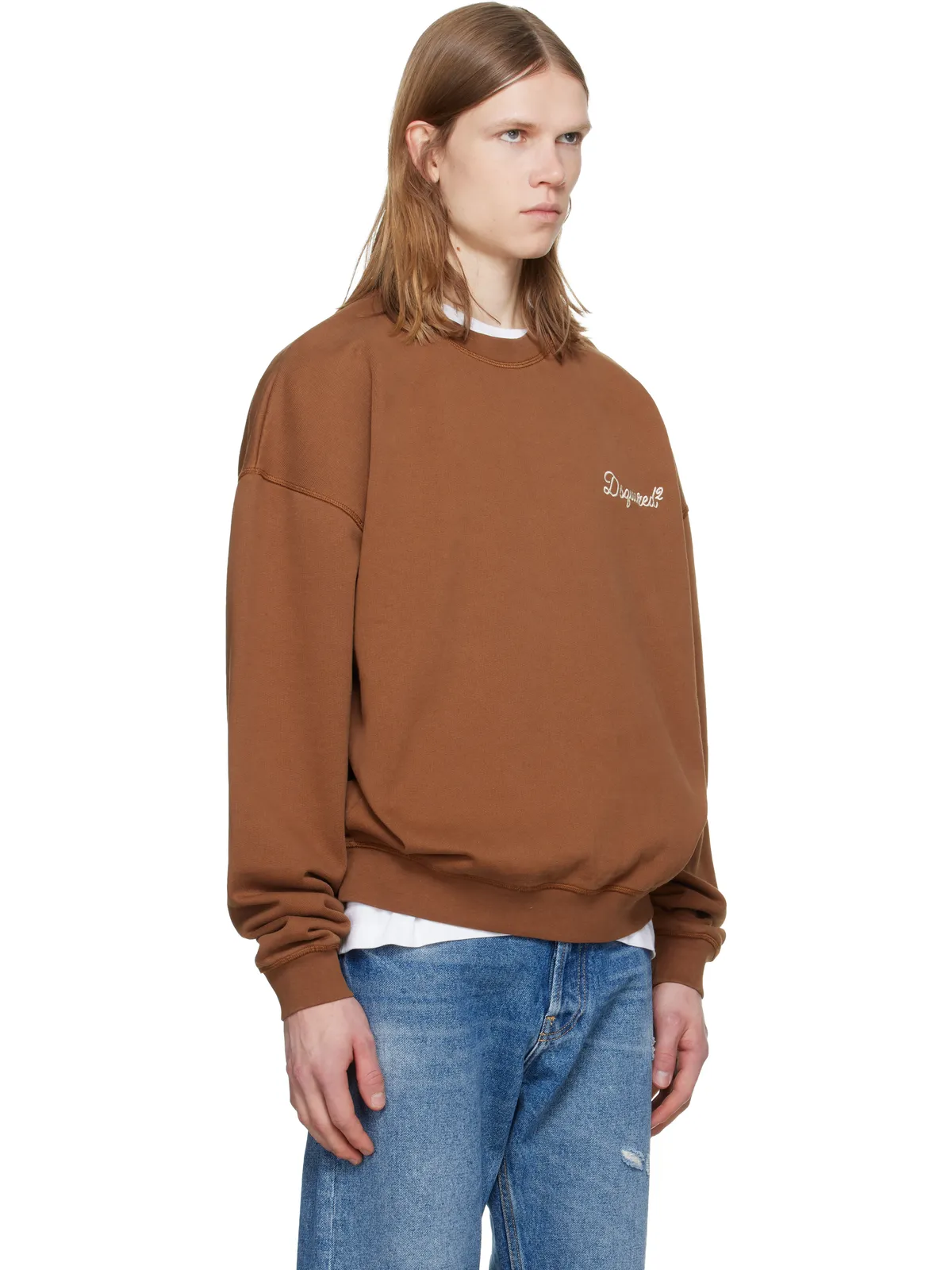 Dsquared2 D2 Signature Relax Fit クルーネック スウェットシャツ - 画像2