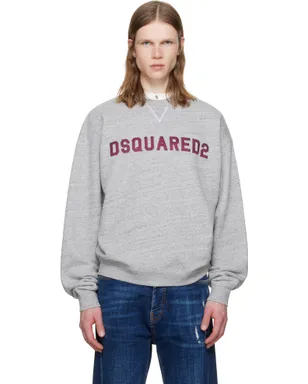 Dsquared2 D2 College Short & Wide クルーネック スウェットシャツ - サムネイル1