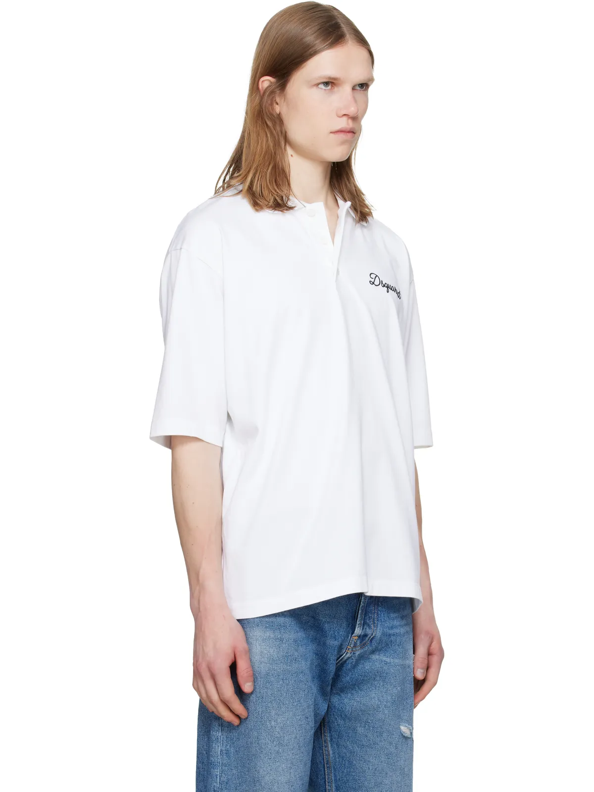 Dsquared2 'Dsquared2 Signature' Tennis Fit ポロシャツ - 画像2