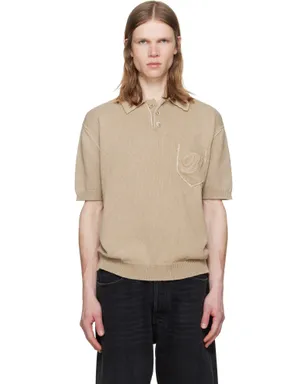Dsquared2 'Dsquared2 Signature' 半袖ニットポロシャツ - サムネイル1