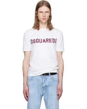 Dsquared2 Vintage Fade Cool Football Fit Tシャツ - サムネイル1