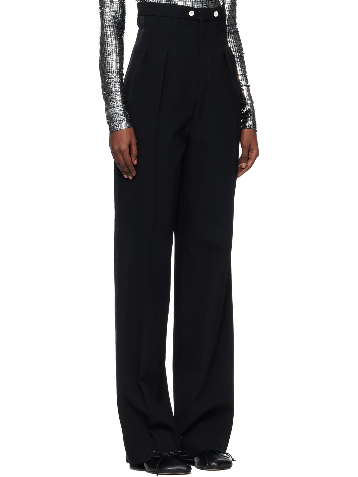 Maison Margiela バージンウール トラウザーズ - 画像2