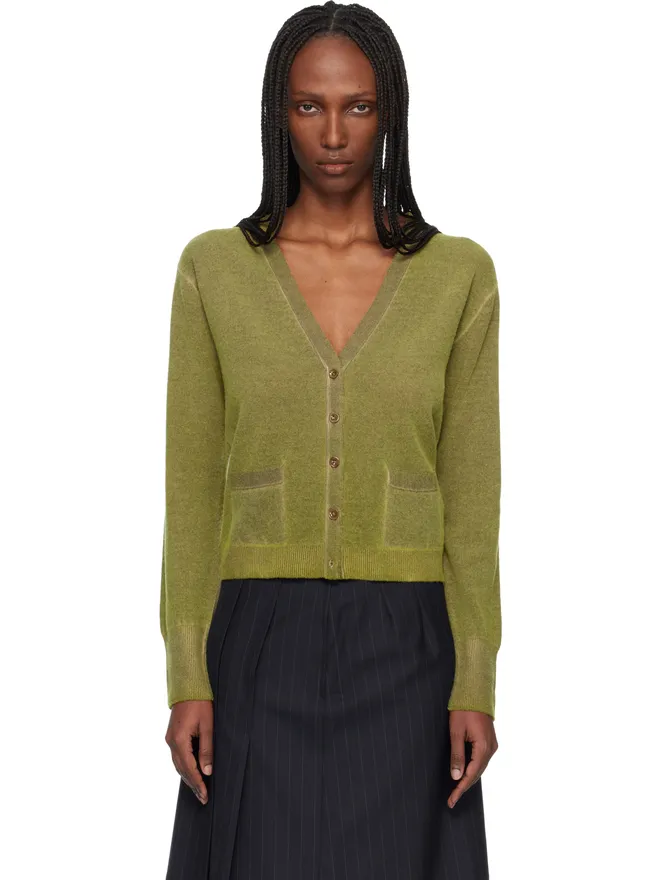 Maison Margiela Maison Margiela バージンウール Vネック カーディガンの商品画像
