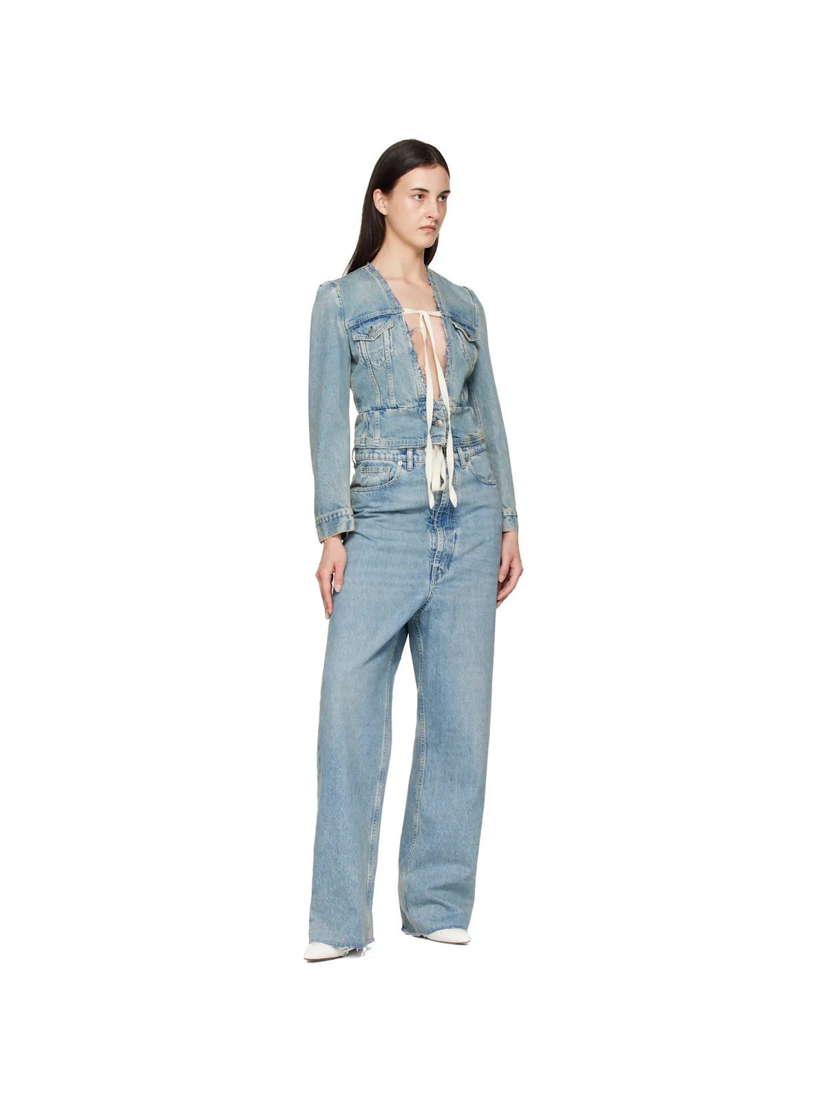 Maison Margiela ワイドレッグジーンズ - 画像4