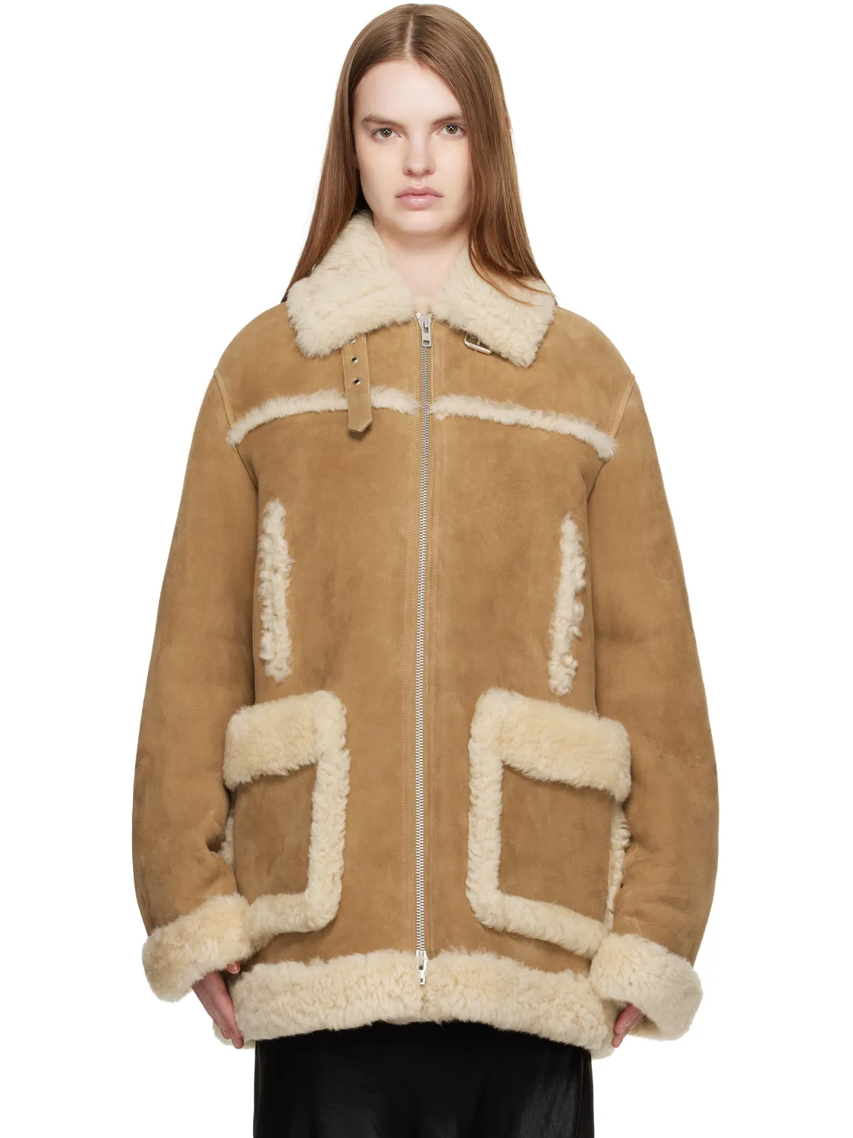 Maison Margiela Caban シアリングコート - 画像1