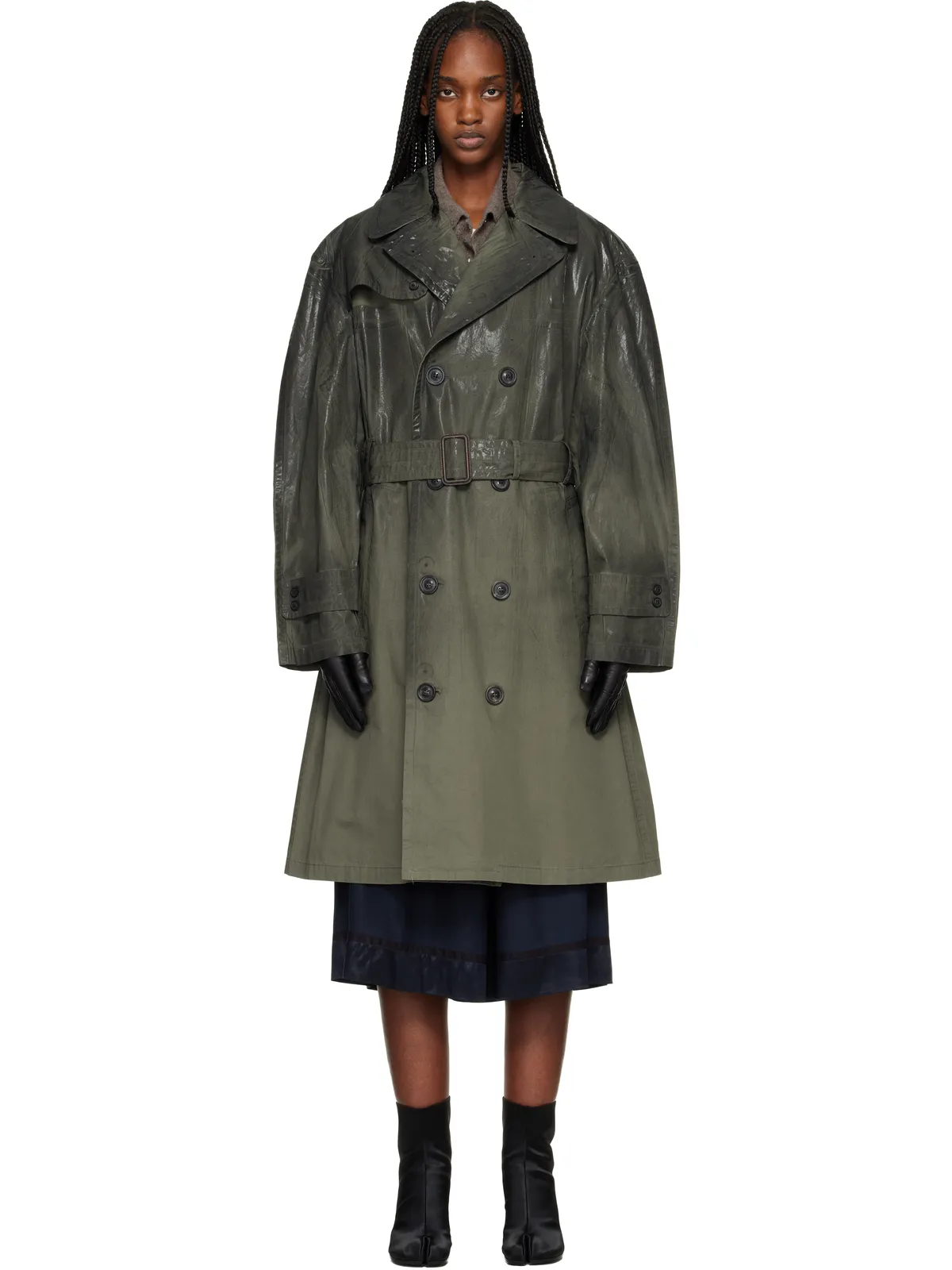 Maison Margiela ダブルブレスト トレンチコート - 画像1