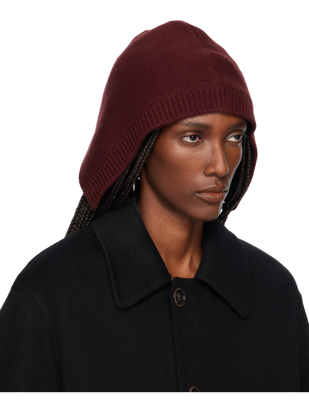Maison Margiela ウール ニット フード - 画像2