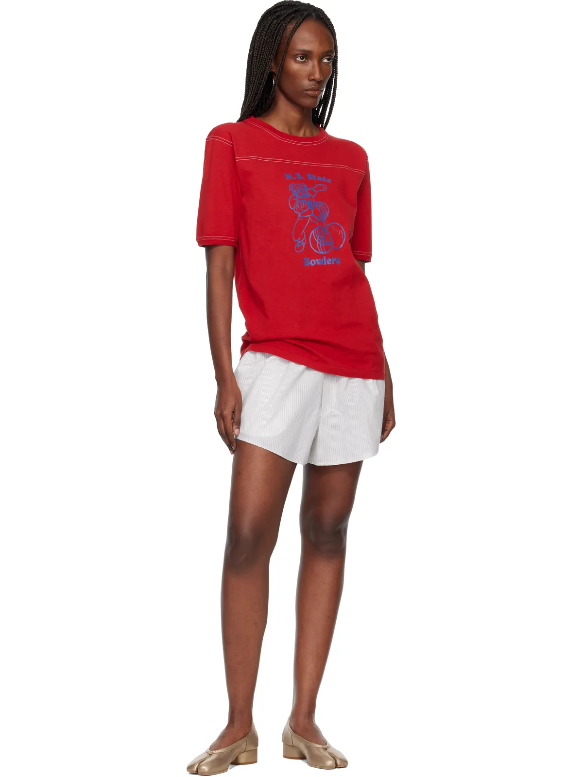 Maison Margiela Varsity コットン Tシャツ - 画像4